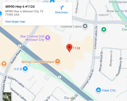 Location, 4899D Hwy 6, Missouri City, TX 77459, USA